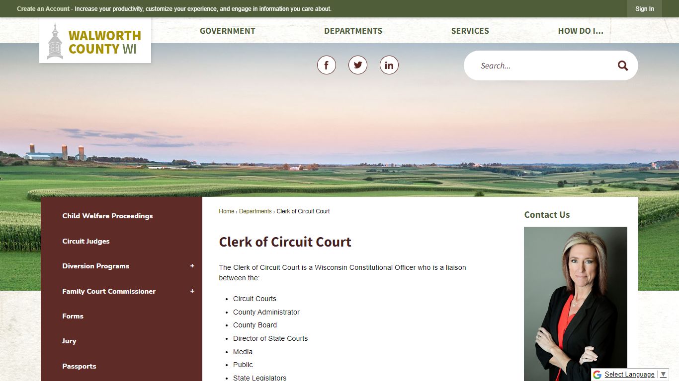 Clerk of Circuit Court | Walworth County, WI