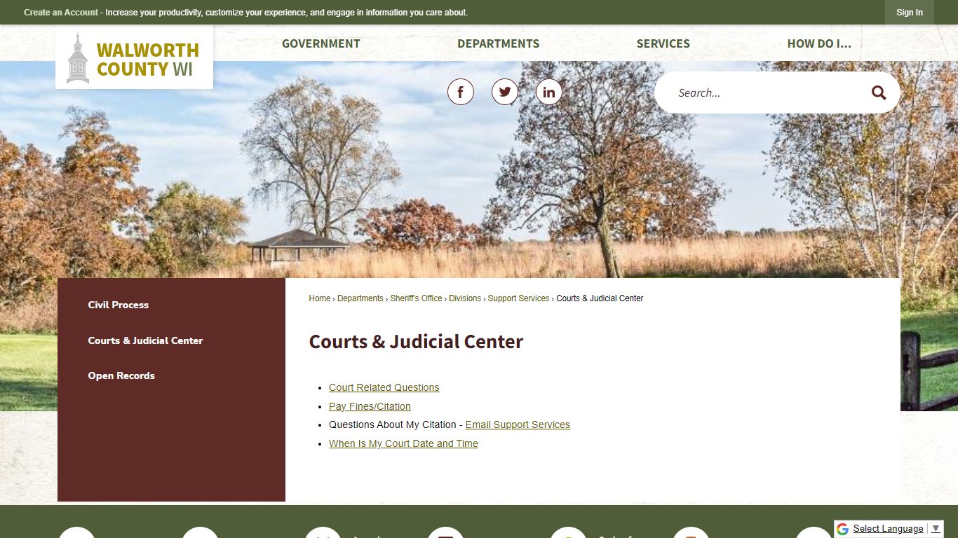 Courts & Judicial Center | Walworth County, WI